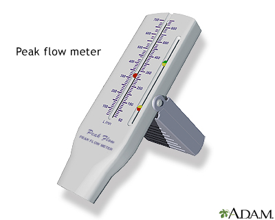 Peak flow meter - Illustration Thumbnail                      