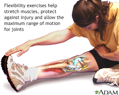 Flexibility exercise - Illustration Thumbnail                      