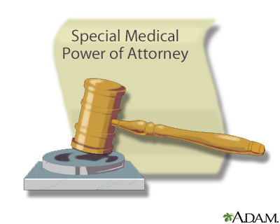Medical power of attorney - Illustration Thumbnail                      